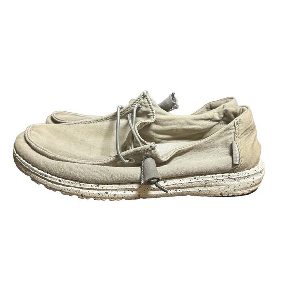 Women's Hey Dude Wendy Grey Shoes size 6 and Slip On Canvas comfortable casual - Picture 6 of 11